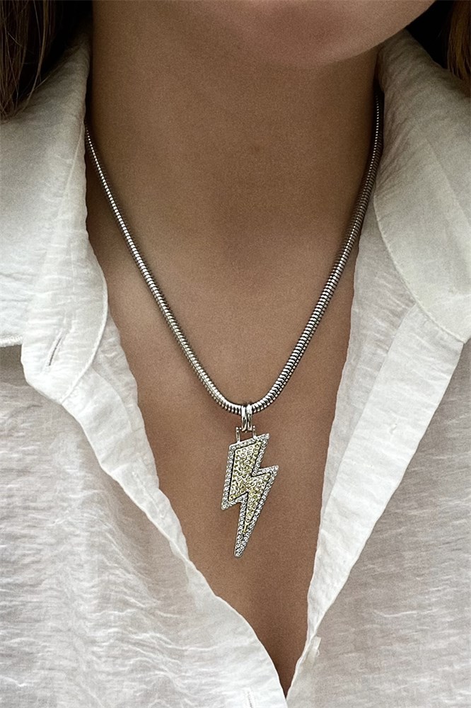 COLAR PRATEADO ORLY RAIO MARINA DIAS-414674926