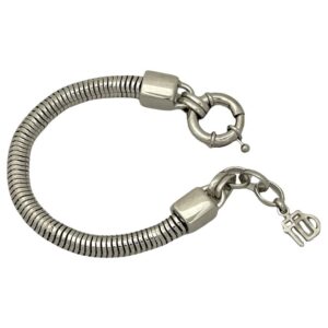 PULSEIRA PRATEADA SNAKE ELARE MARINA DIAS