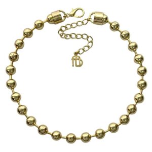 COLAR DOURADO ESFERAS LONDON GOLD MARINA DIAS