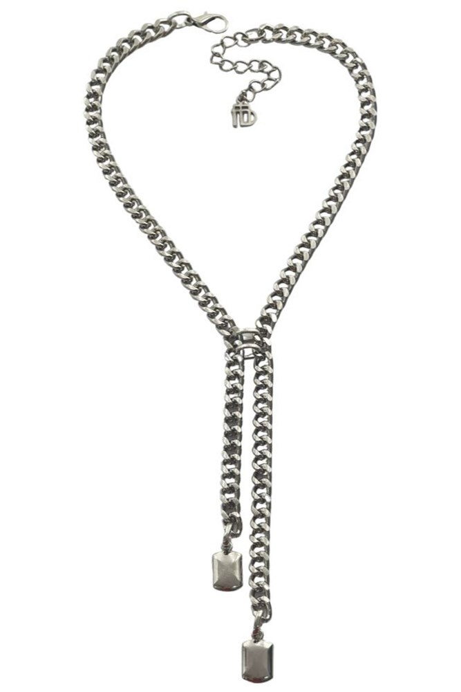 COLAR PRATEADO LAYN GRAVATA MARIANA DIAS-1948236102