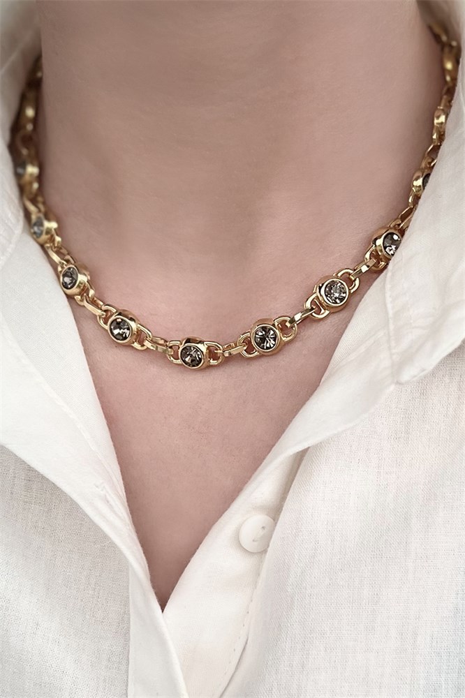 COLAR DOURADO ZINI GOLD MARIANA DIAS-245312975