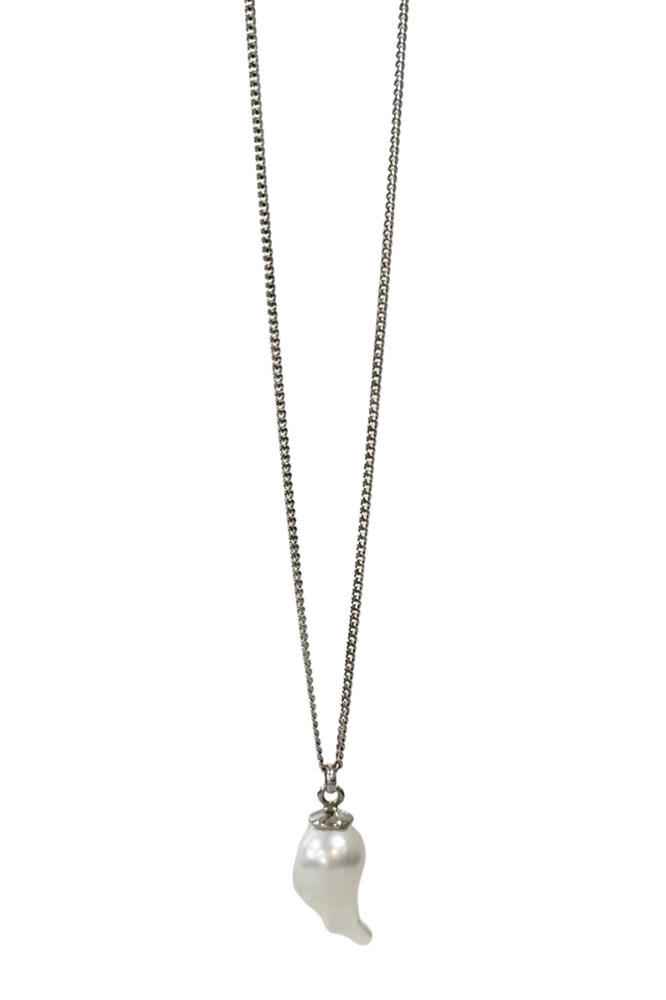 COLAR PRATEADO PÉROLA BARROCA KALANI MARIANA DIAS-335867980