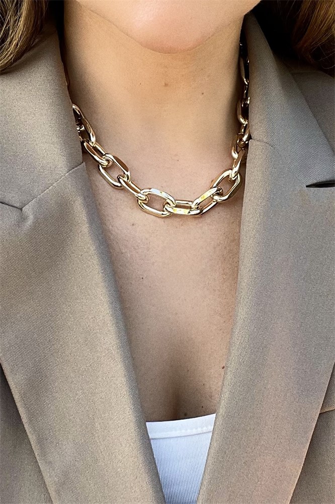 COLAR DOURADO ELOS COREN GOLD MARIANA DIAS-1402695587