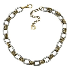 COLAR BICOLOR ELOS AURINE MIX MARIANA DIAS