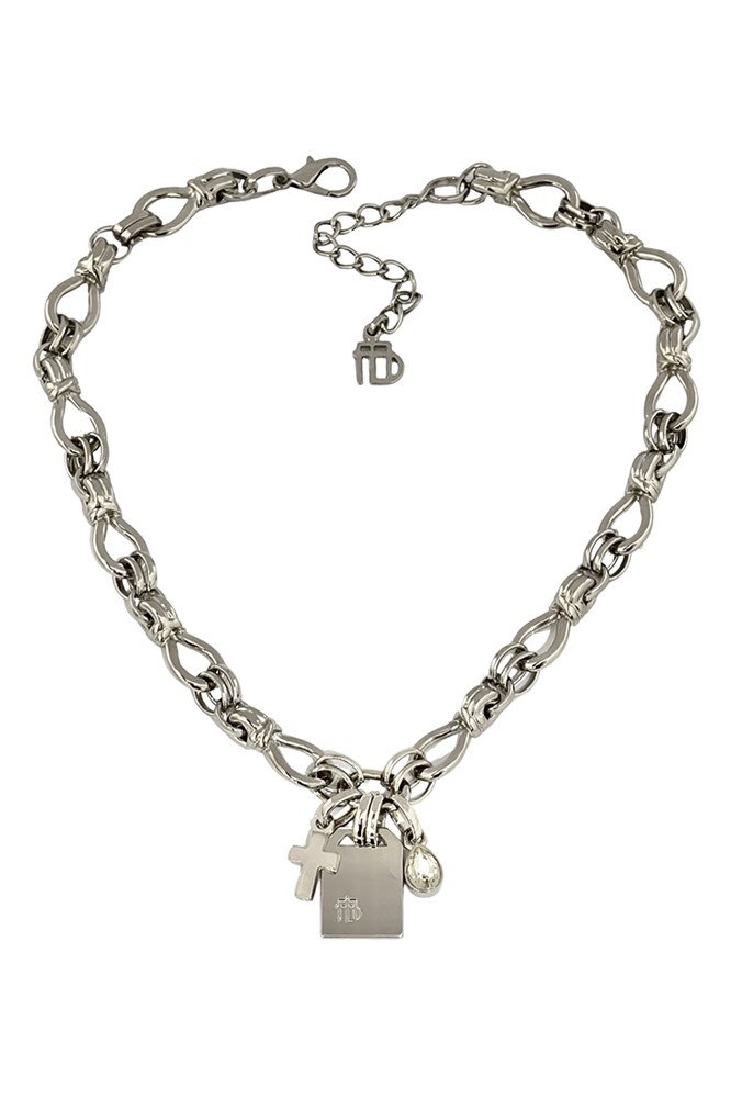 COLAR PRATEADO LEDER MARIANA DIAS-621712589