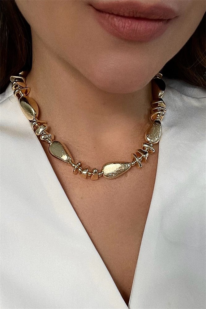 COLAR DOURADO ESTILO ROCHAS NEELA MARIANA DIAS-472573447