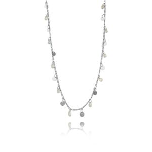 COLAR CHOKER RODIO PLAQUINHAS E CRISTAIS