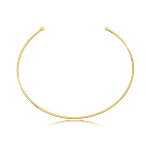 COLAR CHOKER DOURADO TUBO FINO LISO