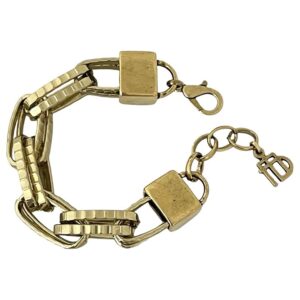 PULSEIRA OURO VINTAGE ELOS DUPLOS ZIMA MARIANA DIAS