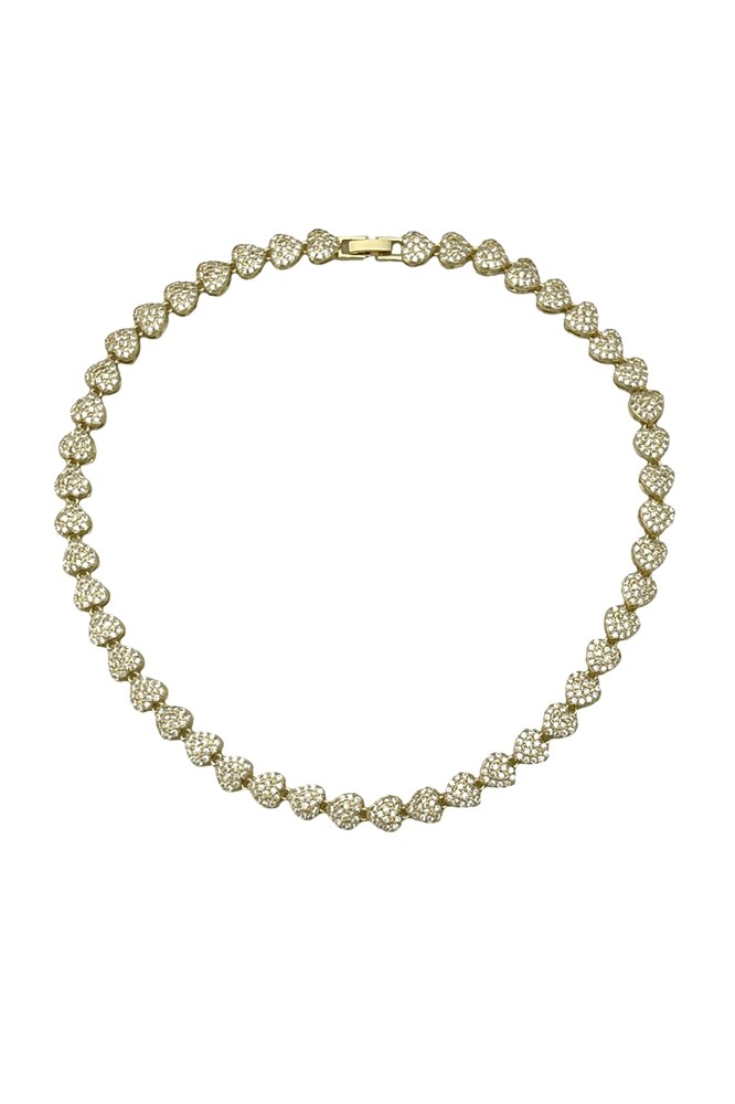 COLAR DOURADO RIVIERA CORAÇÕES CRAV AMIA MARIANA DIAS-283401730