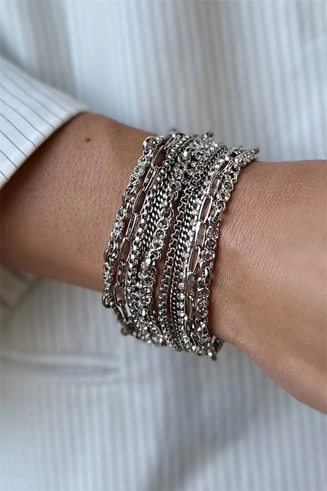PULSEIRA PRATEADA MIX MENOR IMÃ P RAFINI MARIANA DIAS-1507498626